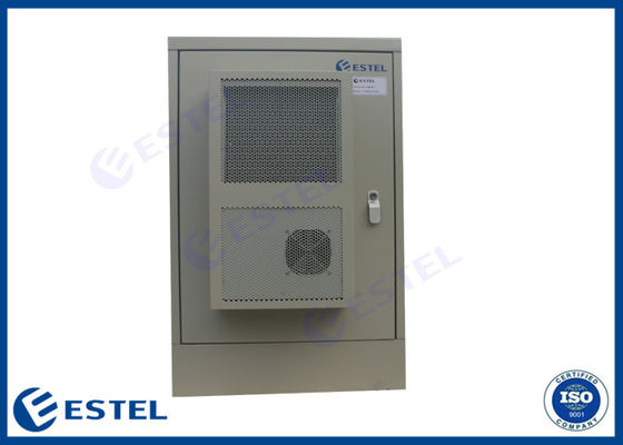 RAL7035 Telekommunikations-Einschließung des Grau-16U im Freien mit einem Temperaturbegrenzer
