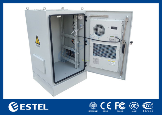 SGCC Doppelwand Außen Telekommunikationsschrank mit 48VDC Klimaanlage und Ventilator