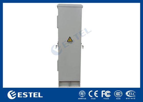 ET6060217A-42U Außenkommunikationsschrank 19 Zoll Schrank mit Lüfter Doppeltür IP55