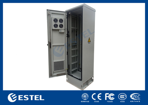 ET6060217A-42U Außenkommunikationsschrank 19 Zoll Schrank mit Lüfter Doppeltür IP55