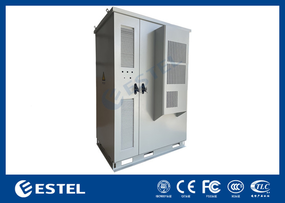 Personalisierte Three Bay Outdoor Base Station Schrank integrierte Kühlung und Stromversorgung