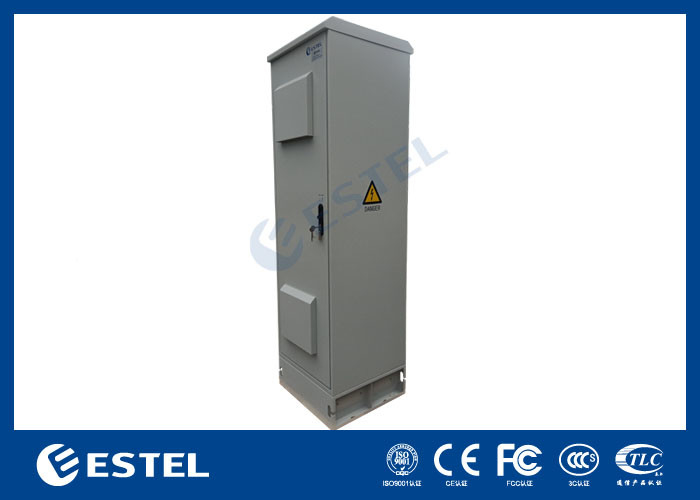 ET6060217A-42U Außenkommunikationsschrank 19 Zoll Schrank mit Lüfter Doppeltür IP55